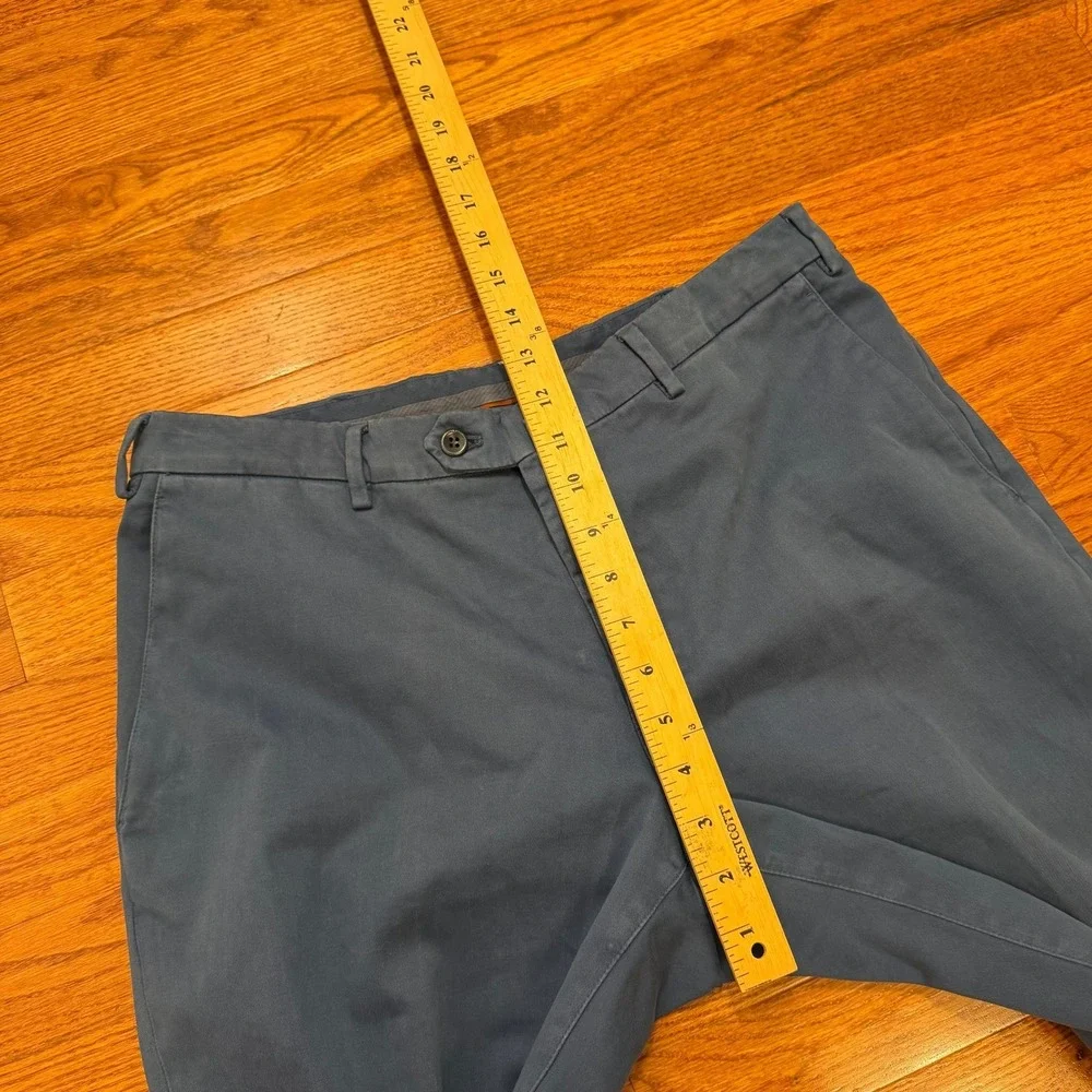 Loro Piana Cotton Stretch Chino Pants Fits Mens 30x30 Blue Italy Made Casual